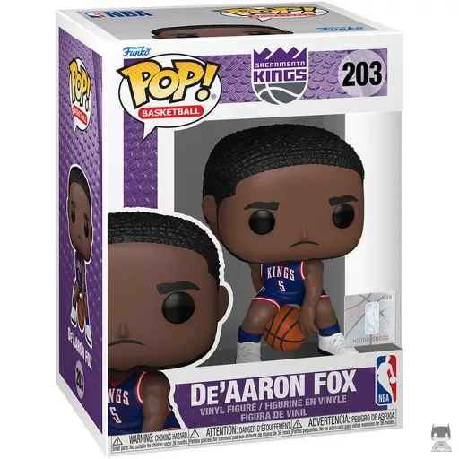 De'Aaron Fox (2024 City Edition Uniform) Funko Pop! figure (De'Aaron Fox)