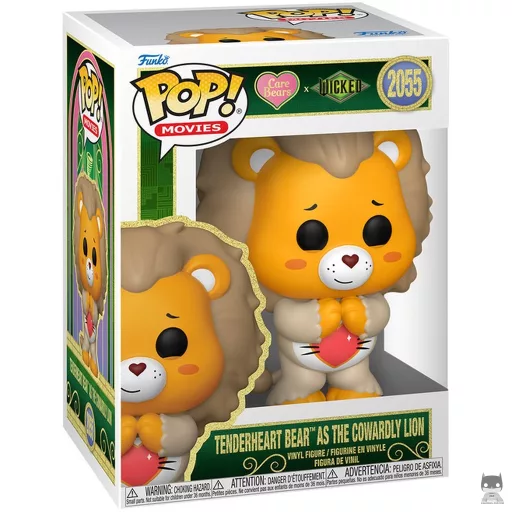 Tenderheart Bear as the Cowardly Lion Funko Pop! figure (Care Bears)