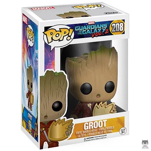 Groot (with Patch) Funko Pop! figure (Guardians of the Galaxy vol. 2)