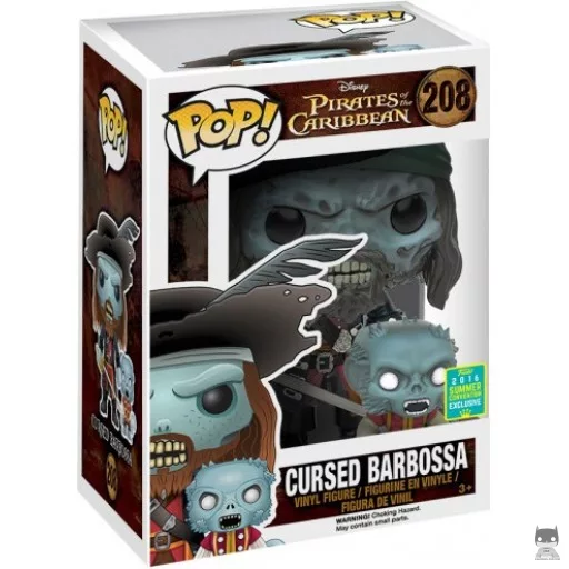 Cursed Barbossa with Monkey Funko Pop! figure (Pirates of the Caribbean)