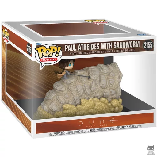 Paul Atreides with Sandworm Funko Pop! figure (Dune 2020)
