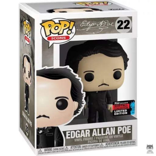 Edgar Allan Poe Funko Pop! figure (Public Domain)