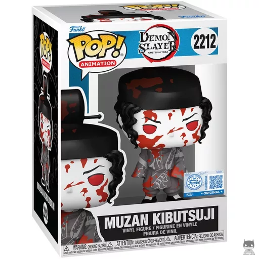 Muzan Kibutsuji (Black & White, Bloody) Funko Pop! figure (Toy Temple)