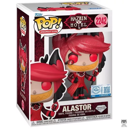 Alastor (Diamond Glitter) Funko Pop! figure (Hazbin Hotel)