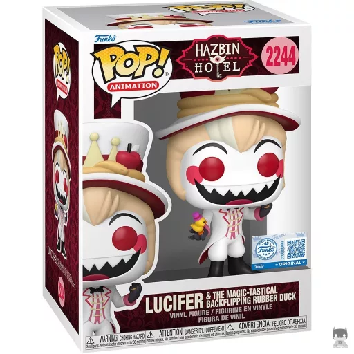 Lucifer & The Magic-Tastical Backflipping Rubber Duck Funko Pop! figure (Hazbin Hotel)