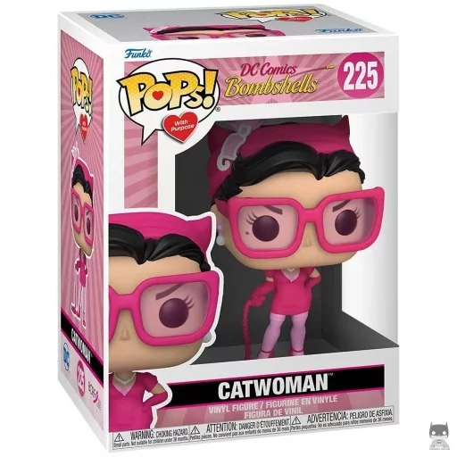 Catwoman (Breast Cancer) Funko Pop! figure (DC Comics: Bombshells)