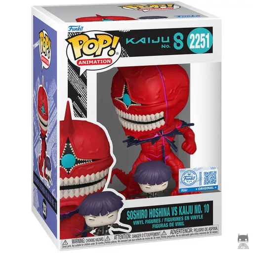 Soshiro Hoshina vs. Kaiju No. 10 Funko Pop! figure (Kaiju No. 8)