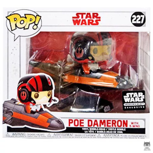 Poe Dameron with X-Wing Funko Pop! figure (Star Wars: Episode VIII, The Last Jedi)