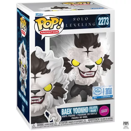 Baek Yoonho (Silver Mane) (Chase & Flocked) Funko Pop! figure (Solo Leveling)