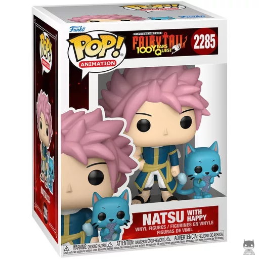 Natsu with Happy Funko Pop! figure (Fairy Tail)