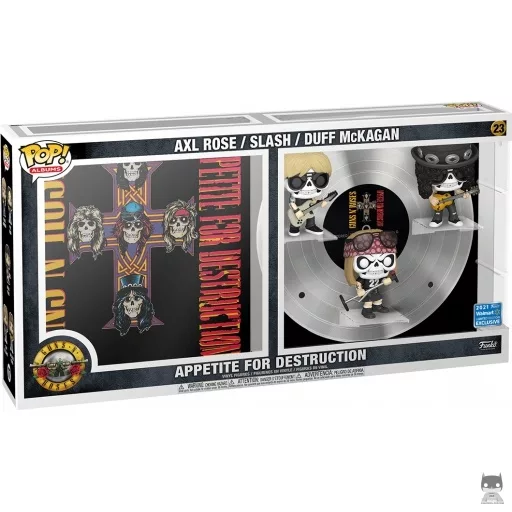 Guns
  N' Roses : Appetite for Destruction (Axl Rose, Slash & Duff McKagan) Funko Pop! figure (Guns N Roses)