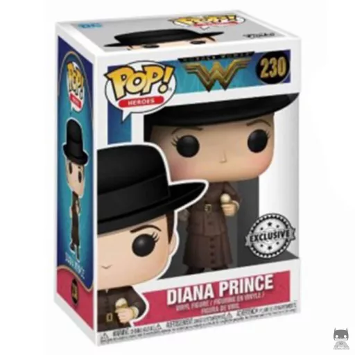 Diana Prince with an ice cream Funko Pop! figure (Wonder Woman)