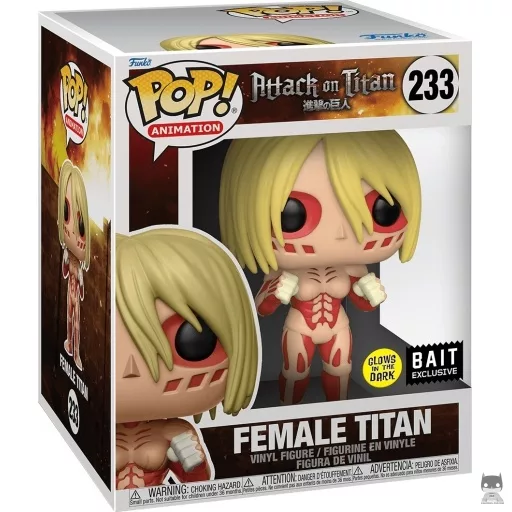 Female Titan (Glow in the Dark) Funko Pop! figure (BAIT)