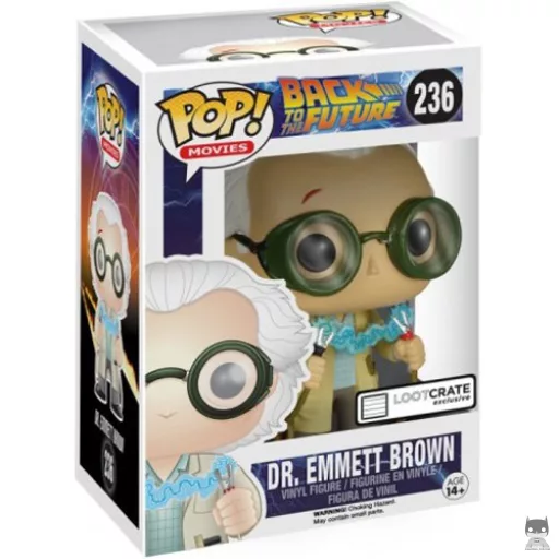 Dr. Emmett Brown (Lightning) Funko Pop! figure (Loot Crate)