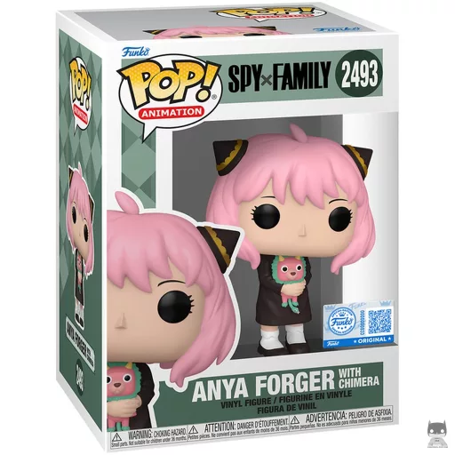 Anya Forger with Chimera Funko Pop! figure (Spy x Family)