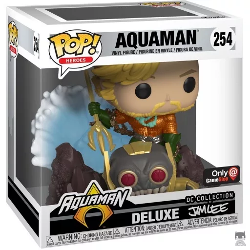 Aquaman Funko Pop! figure (DC Jim Lee Deluxe)