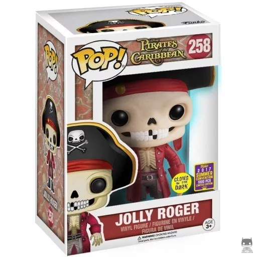 Jolly Roger from Pirates of the Caribbean Funko Pop! figure (Disney Parks)