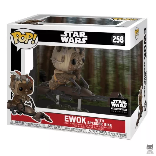 Ewok with Speeder Bike Funko Pop! figure (Star Wars : Smuggler's Bounty)