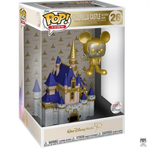 Cinderella Castle & Mickey Mouse (Gold) Funko Pop! figure (Disney Parks)