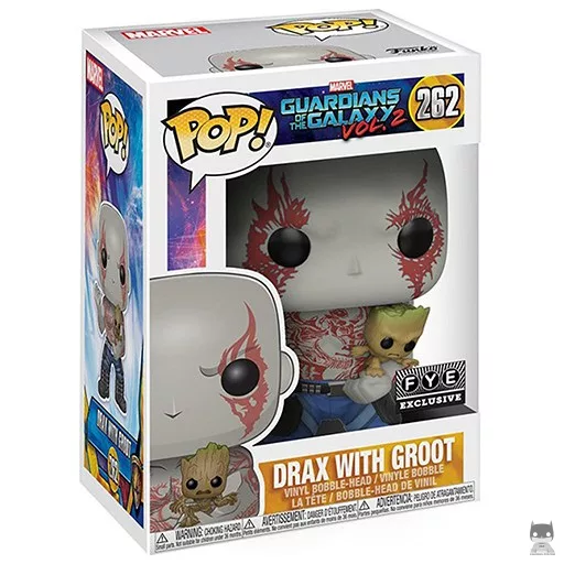 Drax with baby Groot Funko Pop! figure (F.Y.E)