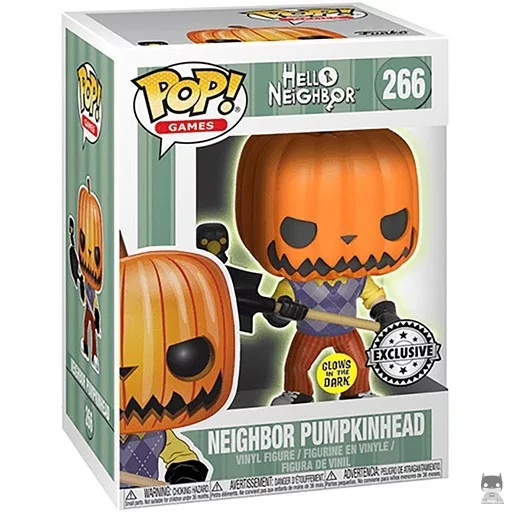 The Neighbor with pumpkin head Funko Pop! figure (Hello Neighbor)