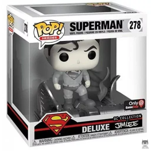 Superman (Black and White) Funko Pop! figure (DC Jim Lee Deluxe)