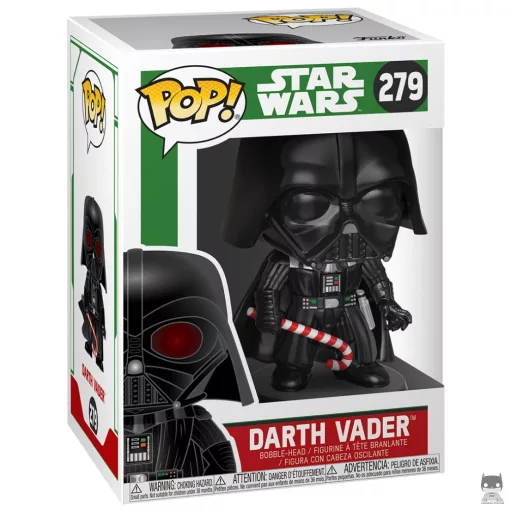 Darth Vader with Candy Cane (Chase & Glow in the Dark) Funko Pop! figure (Star Wars (Holiday))