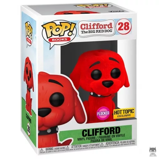Clifford (Flocked) Funko Pop! figure (Clifford the Big Red Dog)