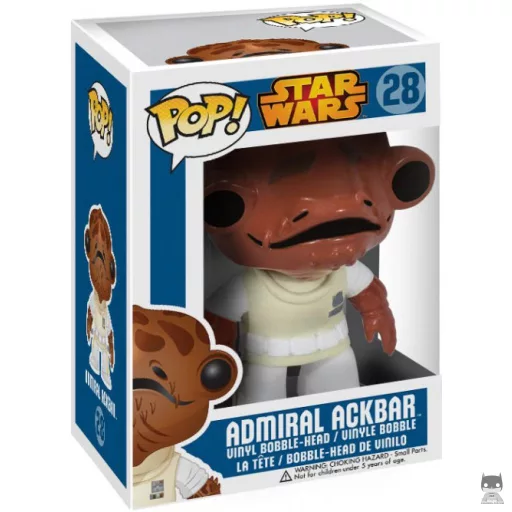 Admiral Ackbar Funko Pop! figure (Star Wars: Episode I, The Phantom Menace)