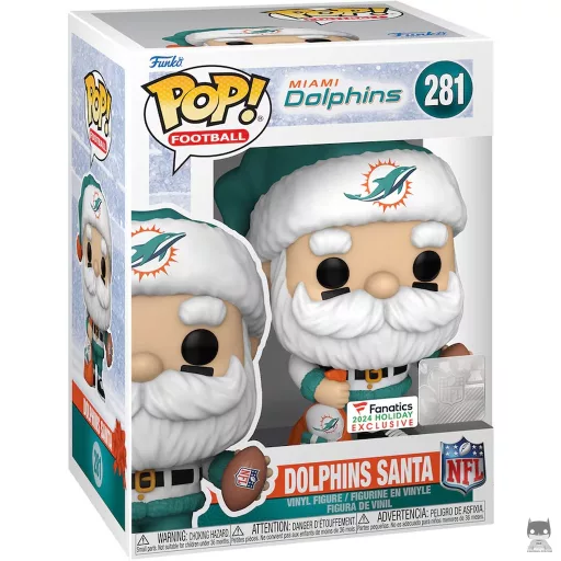 Dolphins Santa Funko Pop! figure (NFL)