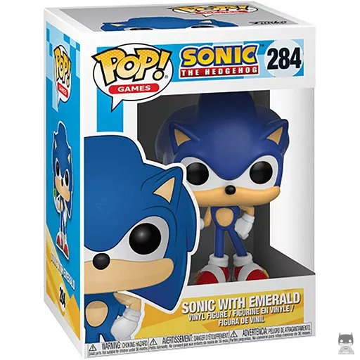 Sonic with Emerald Funko Pop! figure (Sonic The Hedgehog)