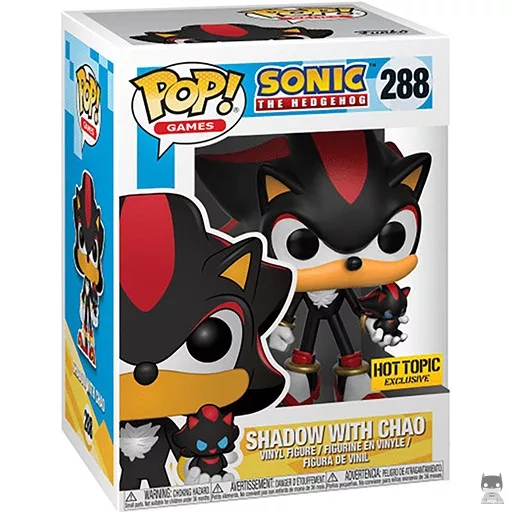 Shadow with Chao Funko Pop! figure (Sonic The Hedgehog)