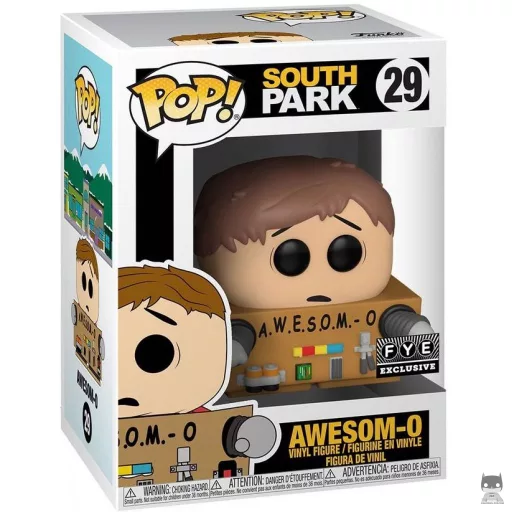 Awesom-O unmasked Funko Pop! figure (F.Y.E)