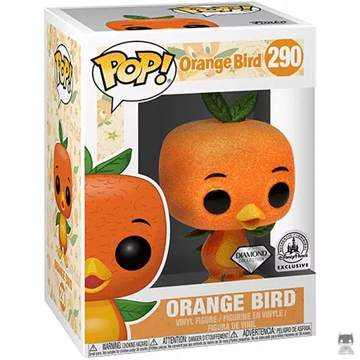 Orange Bird (Diamond Glitter) Funko Pop! figure (Disney Parks)