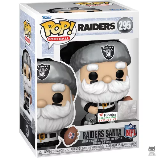 Raiders Santa Funko Pop! figure (NFL)