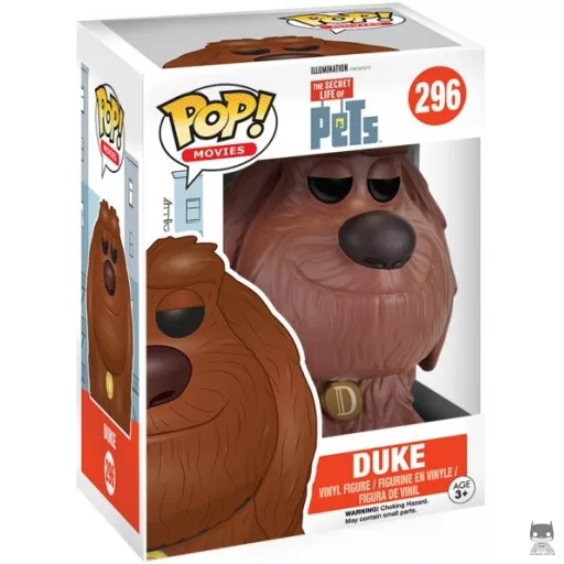 Duke Funko Pop! figure (Secret Life of Pets)
