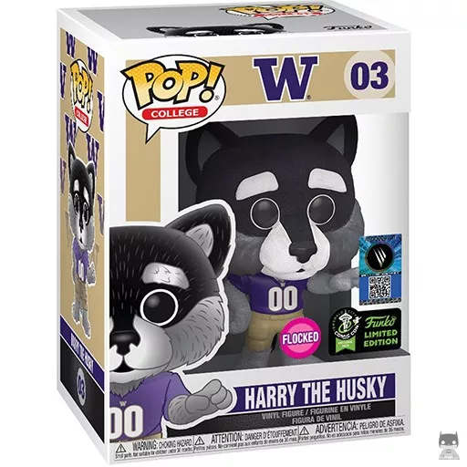 Harry the Husky (UW) (Flocked) Funko Pop! figure (College Mascots)