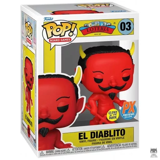 El Diablito (Glow in the Dark) Funko Pop! figure (Previews PX)