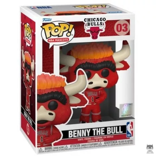 Benny the Bull (Chicago Bulls) Funko Pop! figure (NBA Mascots)
