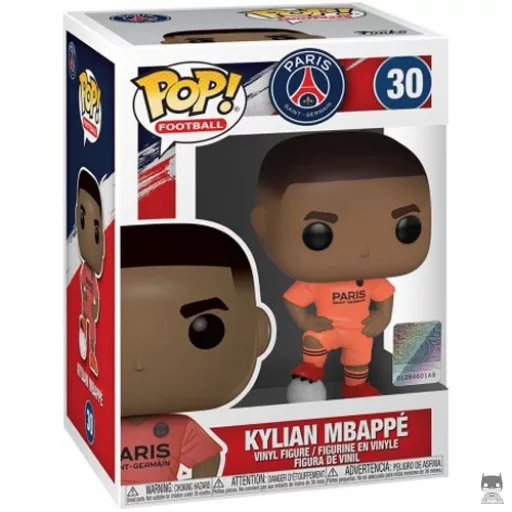 Kylian Mbappé (Paris Saint-Germain) (Orange) Funko Pop! figure (Ligue 1 (French Football League))