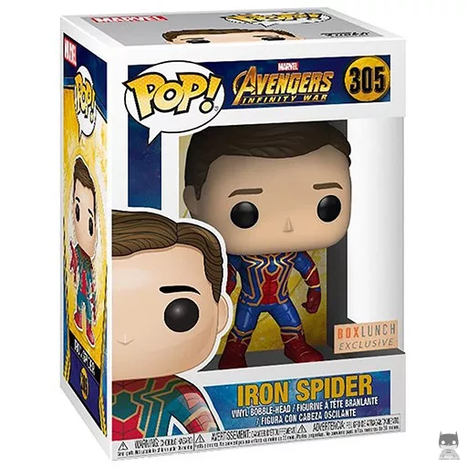 Iron Spider (Unmasked) Funko Pop! figure (Box Lunch)