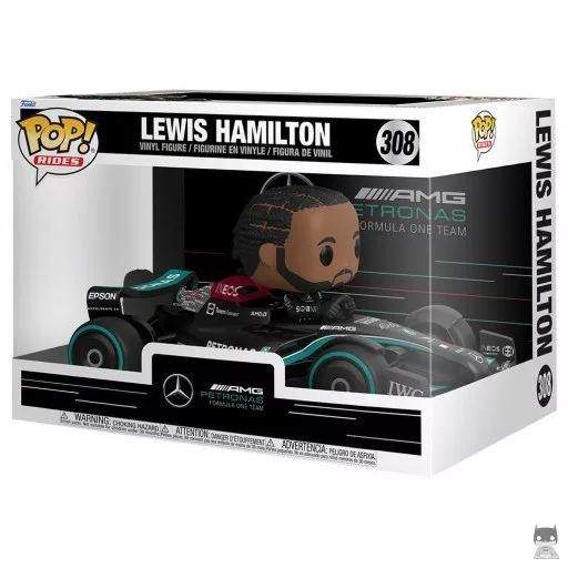 Lewis Hamilton with Mercedes AMG F1 Funko Pop! figure (Formula 1)