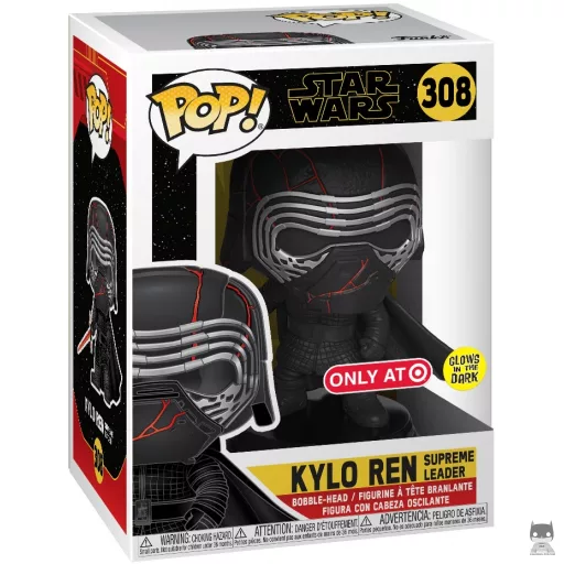 Kylo Ren Supreme Leader (Glow in the Dark) Funko Pop! figure (Star Wars: Episode IX, The Rise of Skywalker)