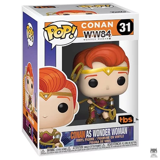 Conan as Wonderwoman Funko Pop! figure (Conan O'Brien)
