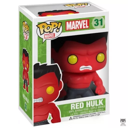 Red Hulk Funko Pop! figure (Marvel Comics)