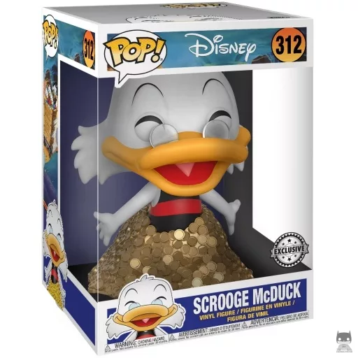 Scrooge McDuck with gold (Supersized) Funko Pop! figure (DuckTales)