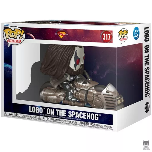 Lobo on the Spacehog Funko Pop! figure (Supergirl)