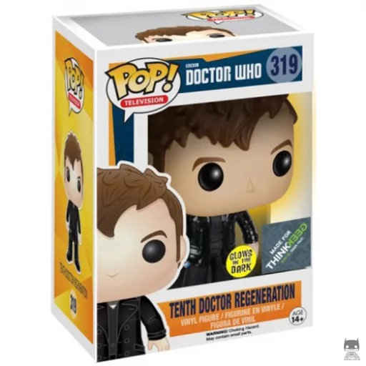 10th Doctor (Regeneration) (Glow in the Dark) Funko Pop! figure (ThinkGeek)