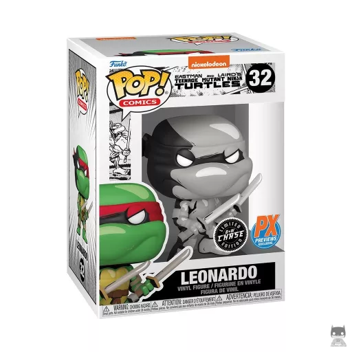 Leonardo (Black & White Chase) Funko Pop! figure (Chase)