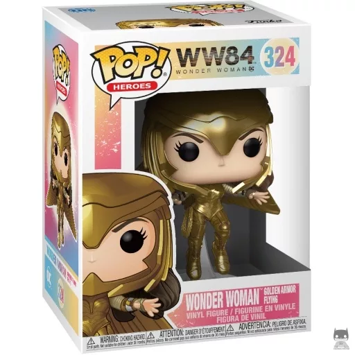 Wonder Woman Golden Armor Flying (Metallic) Funko Pop! figure (Wonder Woman WW84)